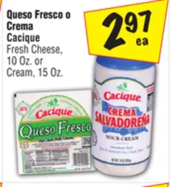 El Super Fresh Cheese, 10 Oz. or Cream, 15 Oz offer