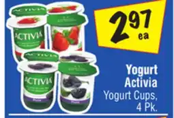 El Super Activia Yogurt Cups offer
