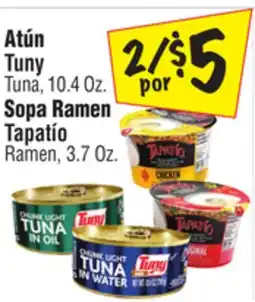 El Super Tuny Tuna, 10.4 Oz.Ramen Tapatío Ramen, 3.7 Oz offer