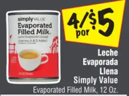 El Super Evaporated Filled Milk offer