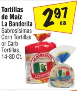 El Super Sabrosísimas Corn Tortillas or Carb Tortillas offer