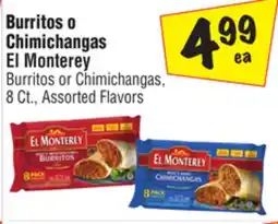 El Super Burritos or Chimichangas offer