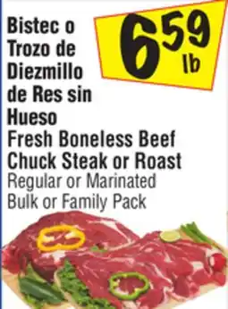 El Super Fresh Boneless Beef Chuck Steak or Roast offer