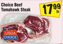 El Super Choice Beef Tomahawk Steak offer