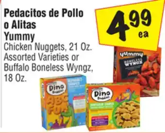 El Super Chicken Nuggets, 21 Oz. or Buffalo Boneless Wyngz, 18 Oz offer