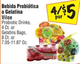 El Super Probiotic Drinks, 4 Ct. or Gelatins Bags 8 Ct. or 7.05-11.87 Oz offer
