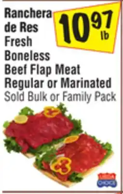 El Super Fresh Boneless Beef Flap Meat offer