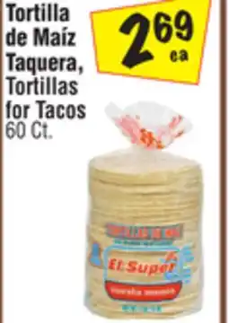 El Super Tortillas for Tacos offer