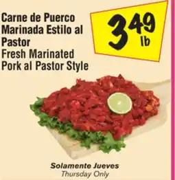 El Super Fresh Marinated Pork al Pastor Style offer
