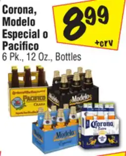 El Super Corona, Modelo Especial o Pacifico offer
