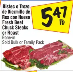 El Super Fresh Beef Chuck Steaks or Roast offer