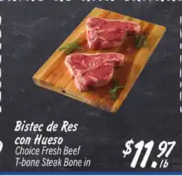 El Super Choice Fresh Beef T-bone Steak offer