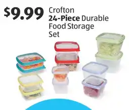 Aldi Crofton 24-Piece Durable Food Storage Set offer