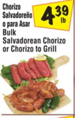 El Super Bulk Salvadorean Chorizo or Chorizo to Grill offer