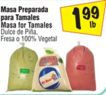 El Super Masa Preparada para Tamales Masa for Tamales offer