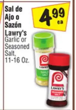 El Super Garlic or Seasoned Salt offer