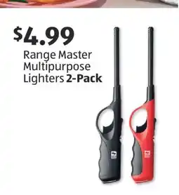 Aldi Range Master Multipurpose Lighters 2-Pack offer