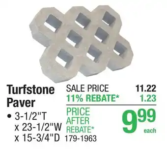 Menards Turfstone Paver offer