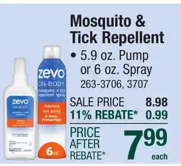 Menards Mosquito & Tick Repellent offer