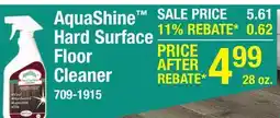 Menards AquaShine Hard Surface Floor Cleaner offer