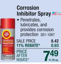 Menards Corrosion Inhibitor Spray offer