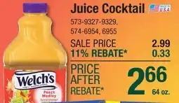 Menards Juice Cocktail offer