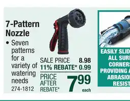 Menards 7-Pattern Nozzle offer