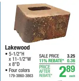 Menards Lakewood offer