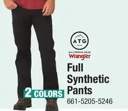 Menards Full Synthetic Pants offer