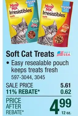 Menards Soft Cat Treats offer