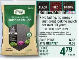Menards Rubber Mulch offer
