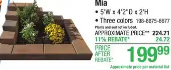 Menards Mia offer
