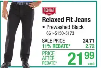 Menards Relaxed Fit Jeans offer