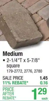Menards Medium offer
