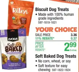 Menards Biscuit Dog Treats offer