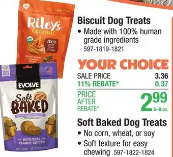 Menards Biscuit Dog Treats offer