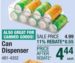 Menards Can Dispenser offer