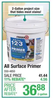 Menards All Surface Primer offer