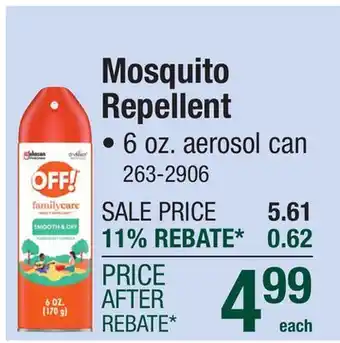 Menards Mosquito Repellent offer