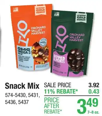 Menards Snack Mix offer