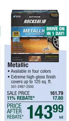 Menards Metallic offer