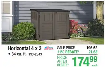 Menards Horizontal 4 x 3 offer