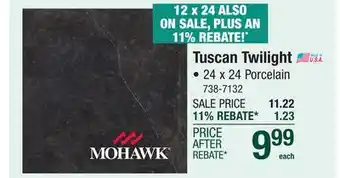 Menards Tuscan Twilight offer