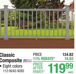 Menards Classic Composite offer