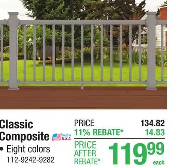Menards Classic Composite offer