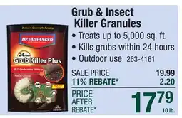 Menards Grub & Insect Killer Granules offer