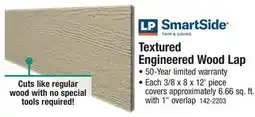 Menards Textured Engineered Wood Lap offer