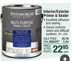 Menards Interior/Exterior Primer & Sealer offer