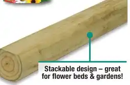 Menards 8' Pressure Treated Landscape Timber offer