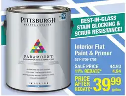 Menards Interior Flat Paint & Primer offer